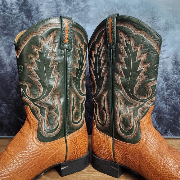 NWOT Ariat Cobalt XR PRO Western Hunter Green Boots | Women's 9B - Picture 5 of 8